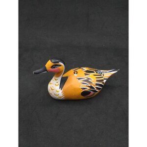 VTG Mallard Decoy Duck Bird Christmas Holiday Ornament 3.5" long